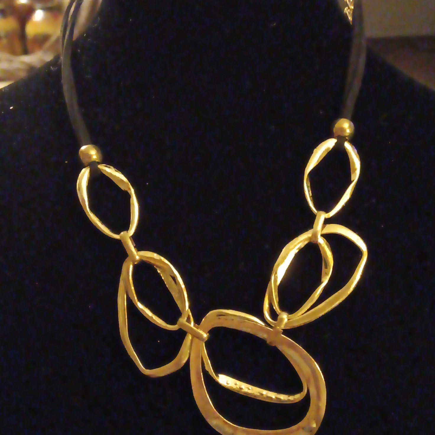 Gold Statement Necklace 6$